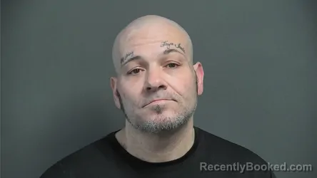 Mugshot of Anthony Roy Jr. Lovellette booked in Knox County, Indiana on August 17, 2026