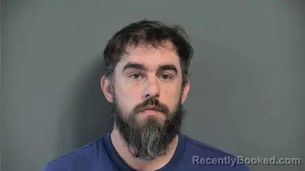Mugshot of Joshua James Broughton booked in Knox County, Indiana on August 17, 2026