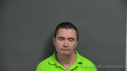 Mugshot of John Edward Kelly booked in Knox County, Indiana on August 21, 2026