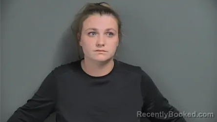 Mugshot of Destiny Riley Tapscott booked in Knox County, Indiana on August 24, 2026