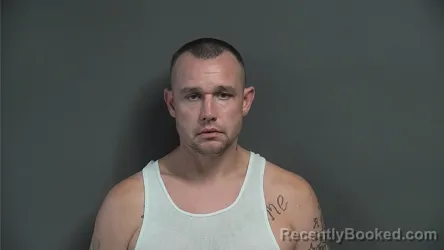 Mugshot of Christopher Lee Lockhart booked in Knox County, Indiana on August 25, 2026