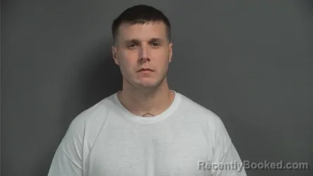 Mugshot of Jared Dee Deckard booked in Knox County, Indiana on August 25, 2026