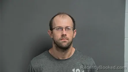 Mugshot of Mathew Leo Crosby booked in Knox County, Indiana on August 25, 2026