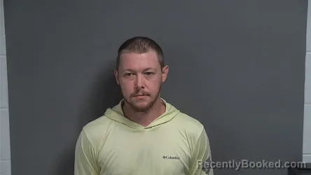 Mugshot of Jacob Douglas Stewart booked in Knox County, Indiana on September 13, 2026