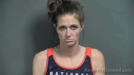 Mugshot of Brittany Nicole Detty booked in Knox County, Indiana on September 21, 2026