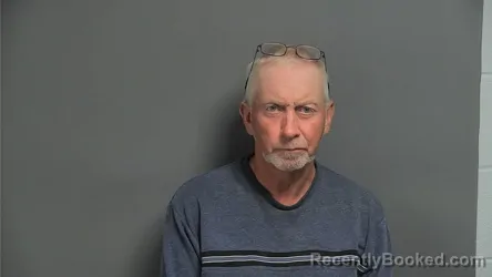 Mugshot of Donnie Ray Sandlin booked in Knox County, Indiana on October 1, 2026