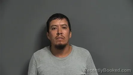 Mugshot of Manuel Guardado Bogadilla booked in Knox County, Indiana on October 3, 2026
