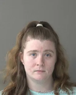 Mugshot of Britanie Kay Marie Johnson booked in Kosciusko County, Indiana on September 21, 2026