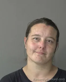 Mugshot of Mickila Louise Heinfeld booked in Kosciusko County, Indiana on September 17, 2026