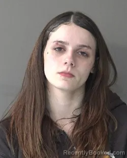 Mugshot of Olivia Jade Gamber booked in Kosciusko County, Indiana on September 23, 2026