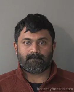 Mugshot of SUNILRAJ CHANDRASSEKAR booked in Kosciusko County, Indiana on May 14, 2026