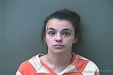 Mugshot of ALICIA ROSE DIVINEY booked in La Porte County, Indiana on March 18, 2026