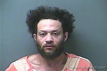 Mugshot of Alijah D George booked in La Porte County, Indiana on August 28, 2026
