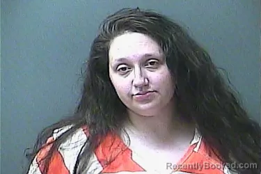 Mugshot of Ashley Renee Handtke booked in La Porte County, Indiana on September 1, 2026