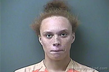 Mugshot of Ashlynn Kelly booked in La Porte County, Indiana on October 7, 2026