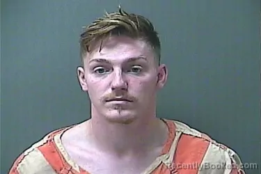 Mugshot of Austin Darrell Pacey booked in La Porte County, Indiana on October 22, 2026