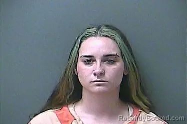Mugshot of Alicea Roshio booked in La Porte County, Indiana on September 2, 2026