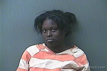 Mugshot of Brianna Jamaria Dabney booked in La Porte County, Indiana on October 20, 2026