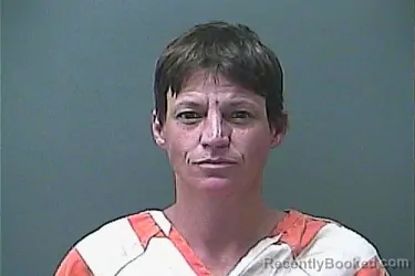 Mugshot of Bridgett Renae Lowery booked in La Porte County, Indiana on August 21, 2026