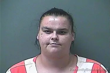 Mugshot of Crystal Lynn Geren booked in La Porte County, Indiana on August 13, 2026