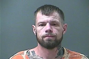 Mugshot of Chad Edward Renfro booked in La Porte County, Indiana on August 26, 2026