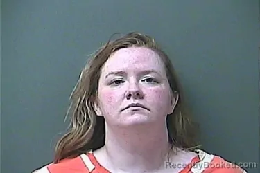 Mugshot of Chelsea Snedden booked in La Porte County, Indiana on October 11, 2026