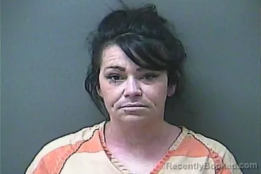 Mugshot of CRYSTAL D SHAW booked in La Porte County, Indiana on March 9, 2026