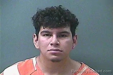 Mugshot of Cristian Torres-Peralta booked in La Porte County, Indiana on August 23, 2026