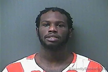 Mugshot of Dreshan Logan booked in La Porte County, Indiana on October 21, 2026