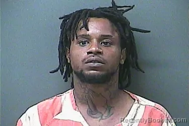 Mugshot of Dominique D Peterson booked in La Porte County, Indiana on August 11, 2026