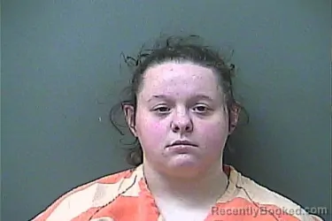 Mugshot of Hailey Evers booked in La Porte County, Indiana on September 8, 2026