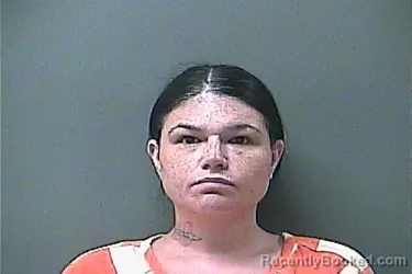 Mugshot of Heather Marjorie Ramos booked in La Porte County, Indiana on August 14, 2026