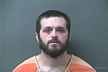 Mugshot of James Michael Donahue booked in La Porte County, Indiana on August 27, 2026