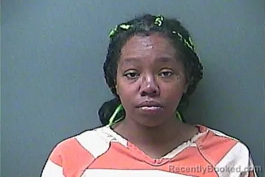 Mugshot of Janea Jeffers booked in La Porte County, Indiana on October 13, 2026