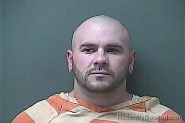 Mugshot of Letcher Burgess Ellis booked in La Porte County, Indiana on October 23, 2026