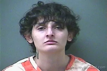 Mugshot of Mackenzie Renee Bubalo-Szaday booked in La Porte County, Indiana on August 26, 2026