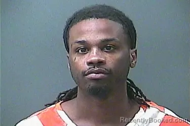 Mugshot of Marquaivion Dashawn Holmes booked in La Porte County, Indiana on August 20, 2026
