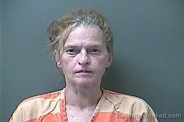 Mugshot of Mona L Mashburn booked in La Porte County, Indiana on August 14, 2026