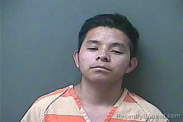 Mugshot of Oscar Lucas Rodriguez Diaz booked in La Porte County, Indiana on August 14, 2026