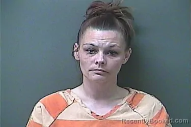 Mugshot of Paige Lee Clemons booked in La Porte County, Indiana on August 27, 2026