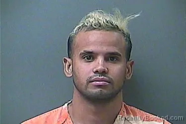 Mugshot of RUBEN DARIO HERRERA-ROMERO booked in La Porte County, Indiana on May 21, 2026