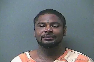Mugshot of Sergio Demetrius Adams booked in La Porte County, Indiana on October 1, 2026