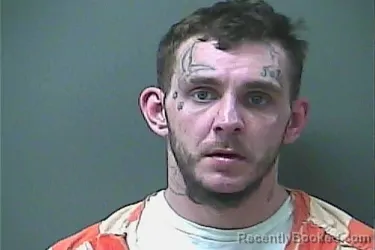 Mugshot of SKY DALTON FALL booked in La Porte County, Indiana on March 30, 2026