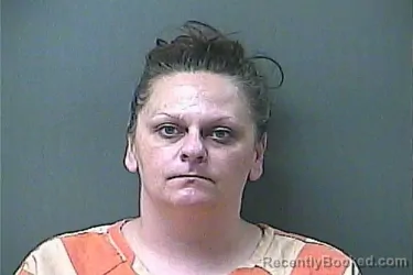 Mugshot of Sarah L Heisler booked in La Porte County, Indiana on October 20, 2026