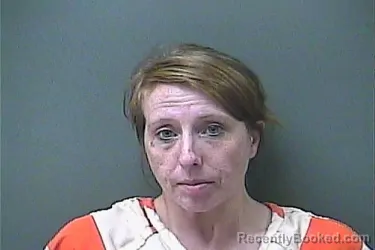 Mugshot of Shelby Stegall booked in La Porte County, Indiana on October 10, 2026