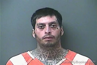 Mugshot of Steven Sandoval booked in La Porte County, Indiana on September 5, 2026