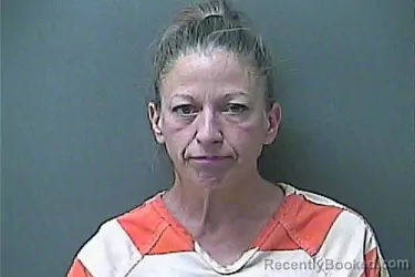 Mugshot of Tina D Cunningham booked in La Porte County, Indiana on October 19, 2026