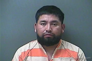 Mugshot of ZACARIAS VASQUEZ-MORALES booked in La Porte County, Indiana on March 31, 2026