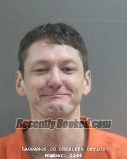 Mugshot of BLAKE LEE LEITER booked in Lagrange County, Indiana on May 11, 2026