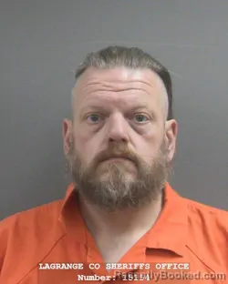 Booking photo from Lagrange County, Indiana